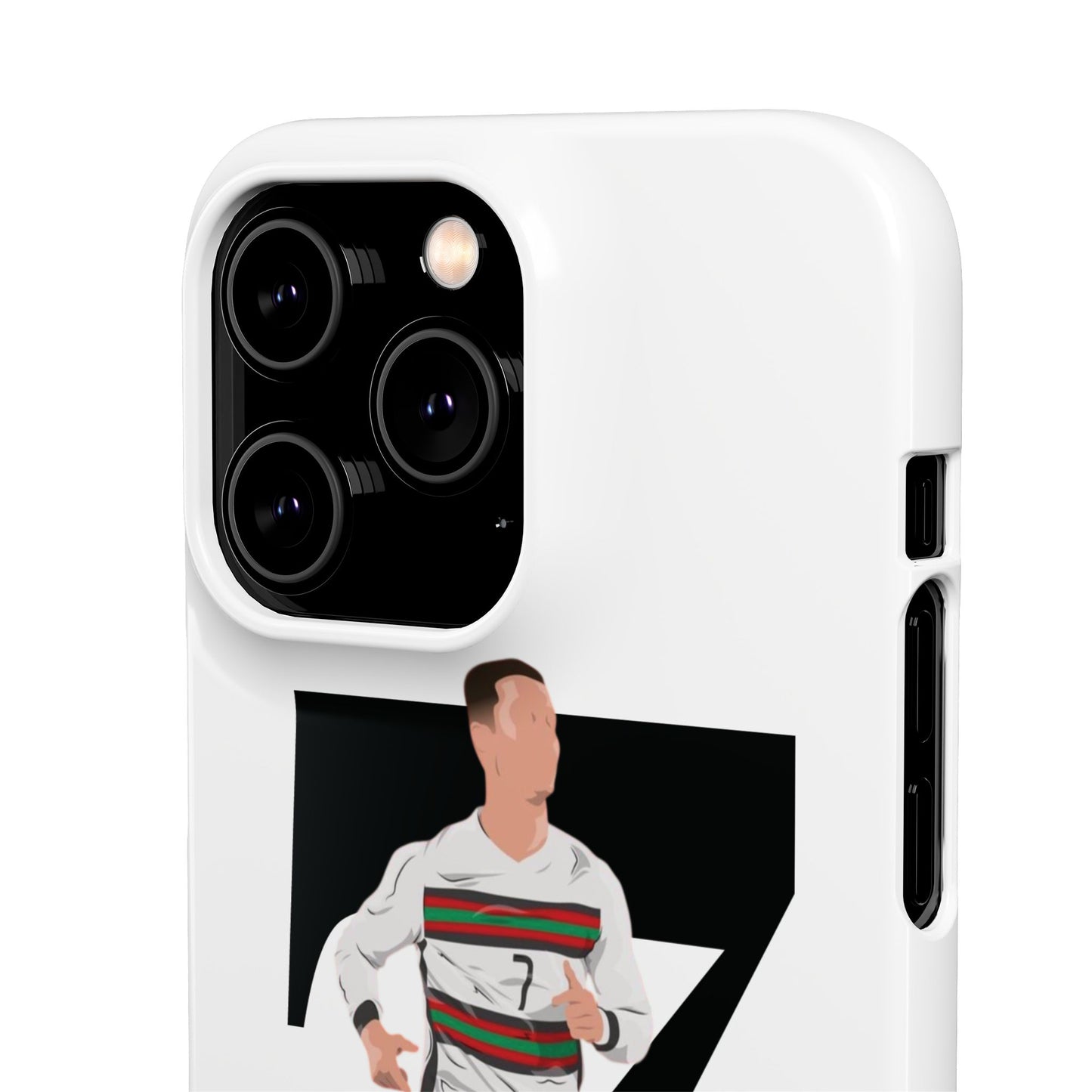 Cristiano Ronaldo White Phone Case