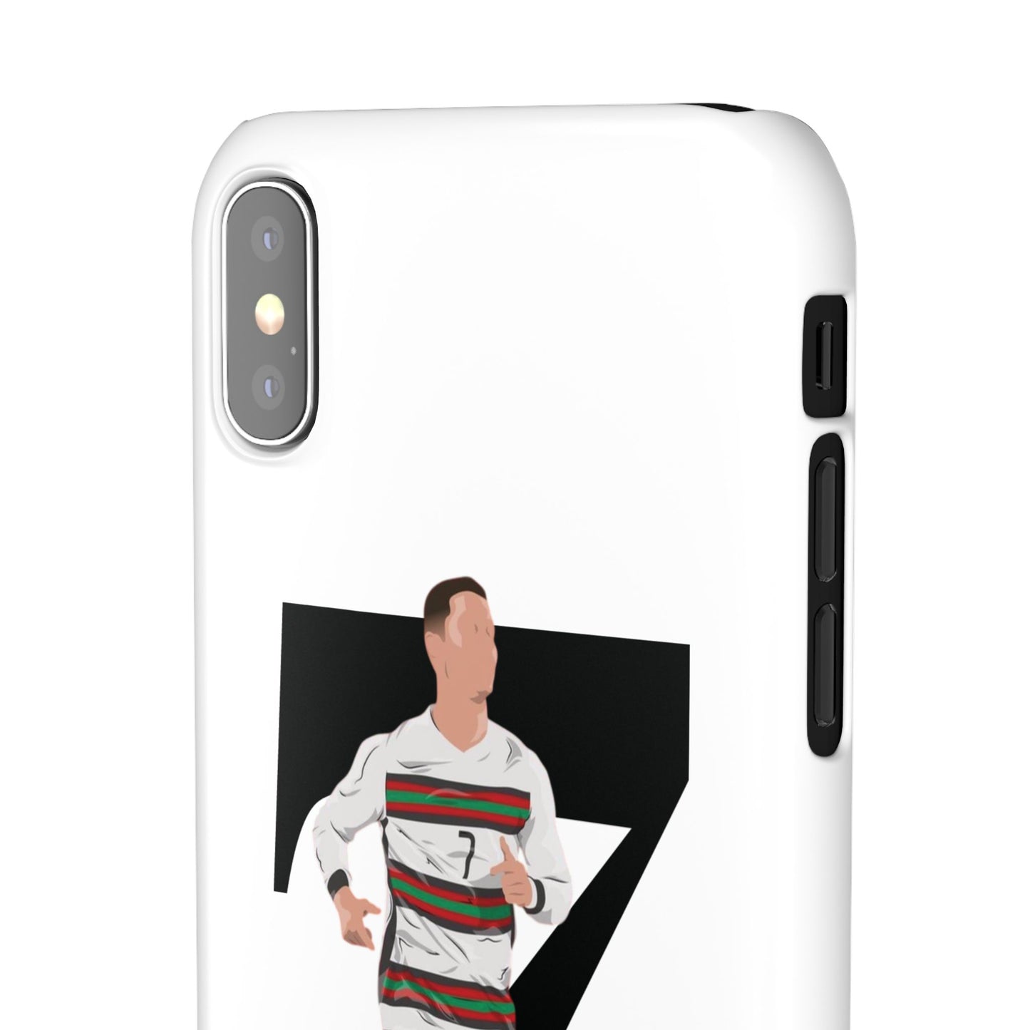 Cristiano Ronaldo White Phone Case
