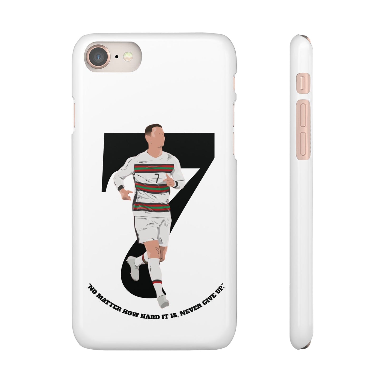 Cristiano Ronaldo White Phone Case