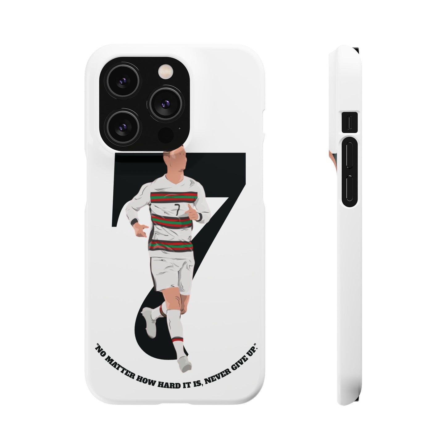 Cristiano Ronaldo White Phone Case