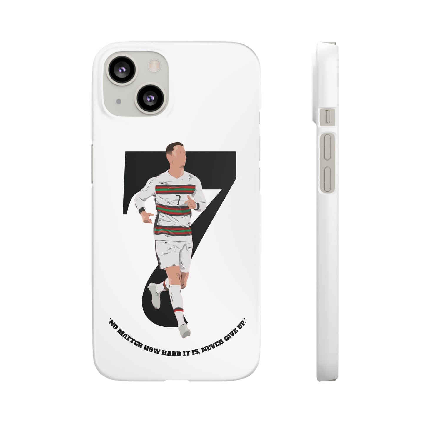 Cristiano Ronaldo White Phone Case