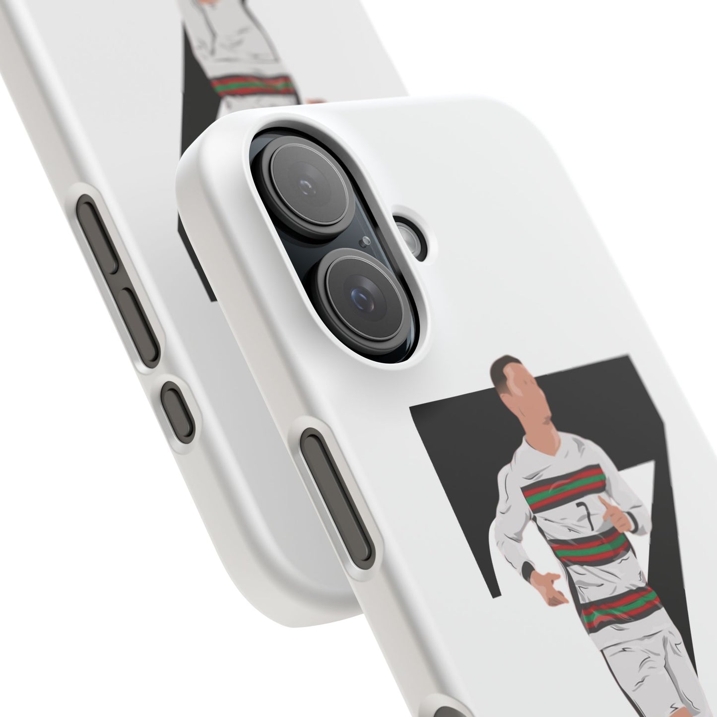 Cristiano Ronaldo White Phone Case