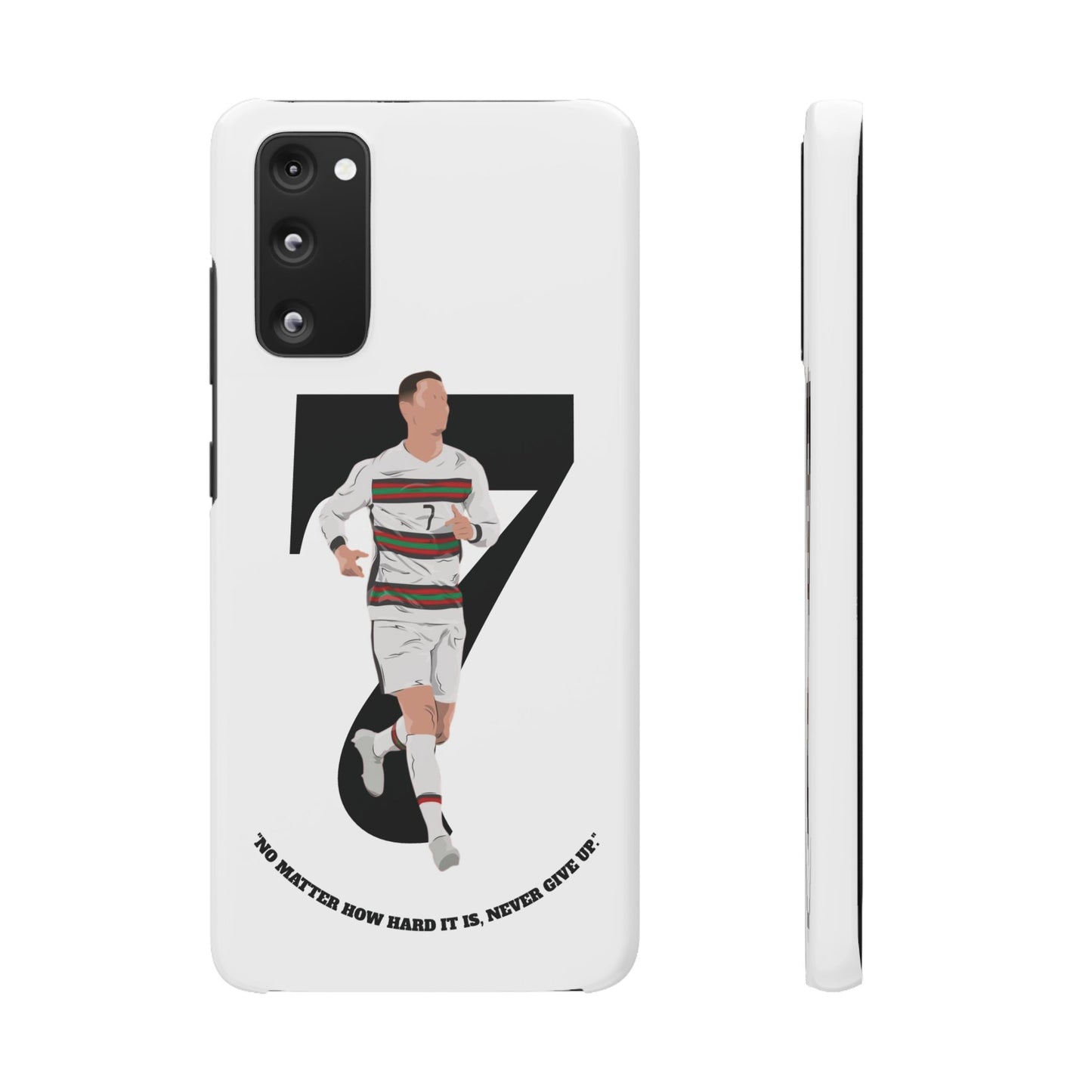 Cristiano Ronaldo White Phone Case