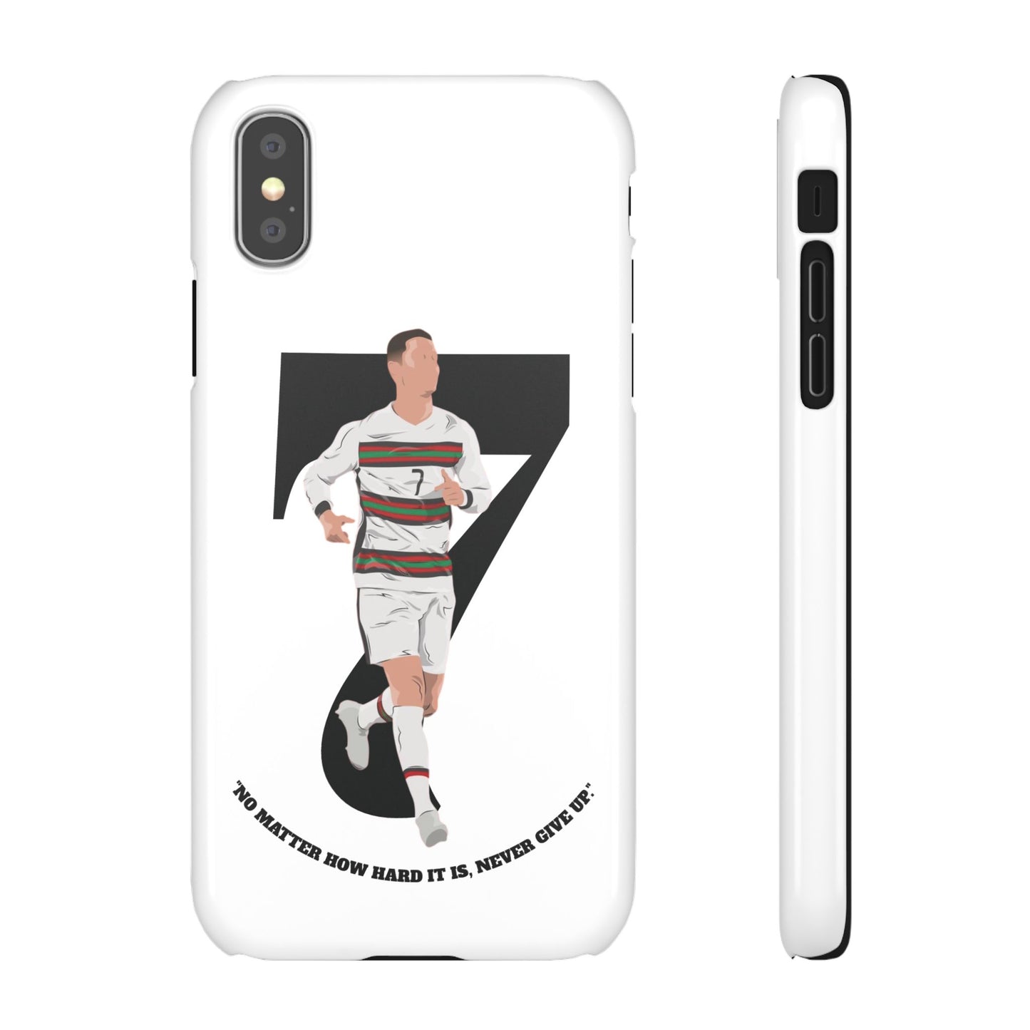 Cristiano Ronaldo White Phone Case