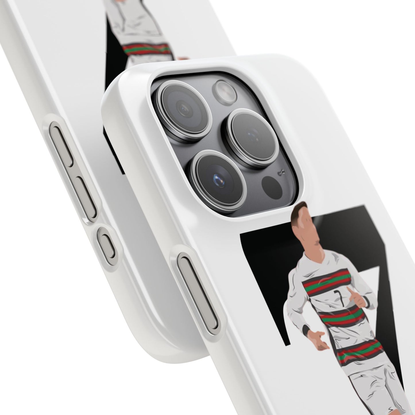 Cristiano Ronaldo White Phone Case