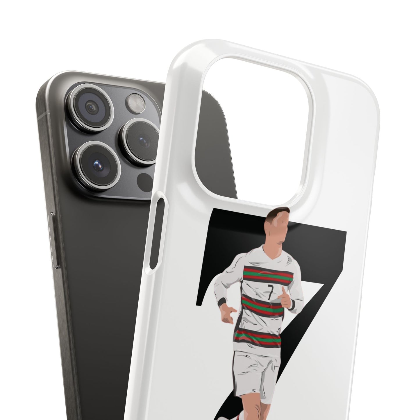 Cristiano Ronaldo White Phone Case