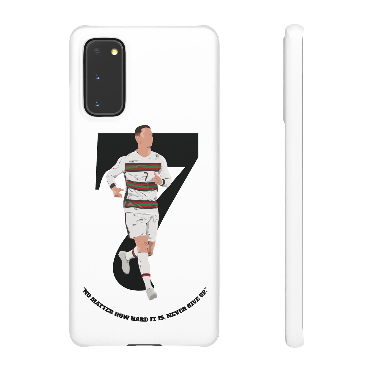 Cristiano Ronaldo White Phone Case