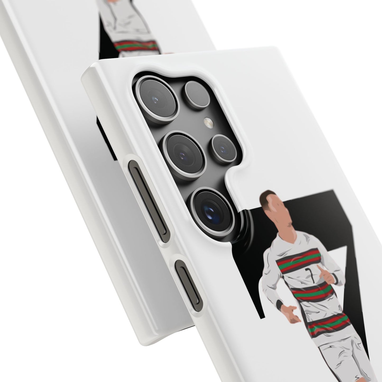 Cristiano Ronaldo White Phone Case