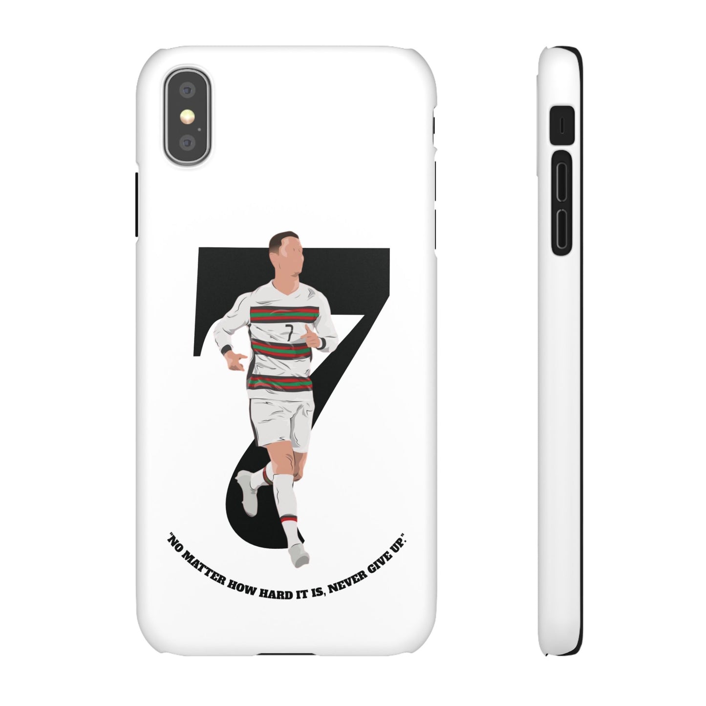 Cristiano Ronaldo White Phone Case