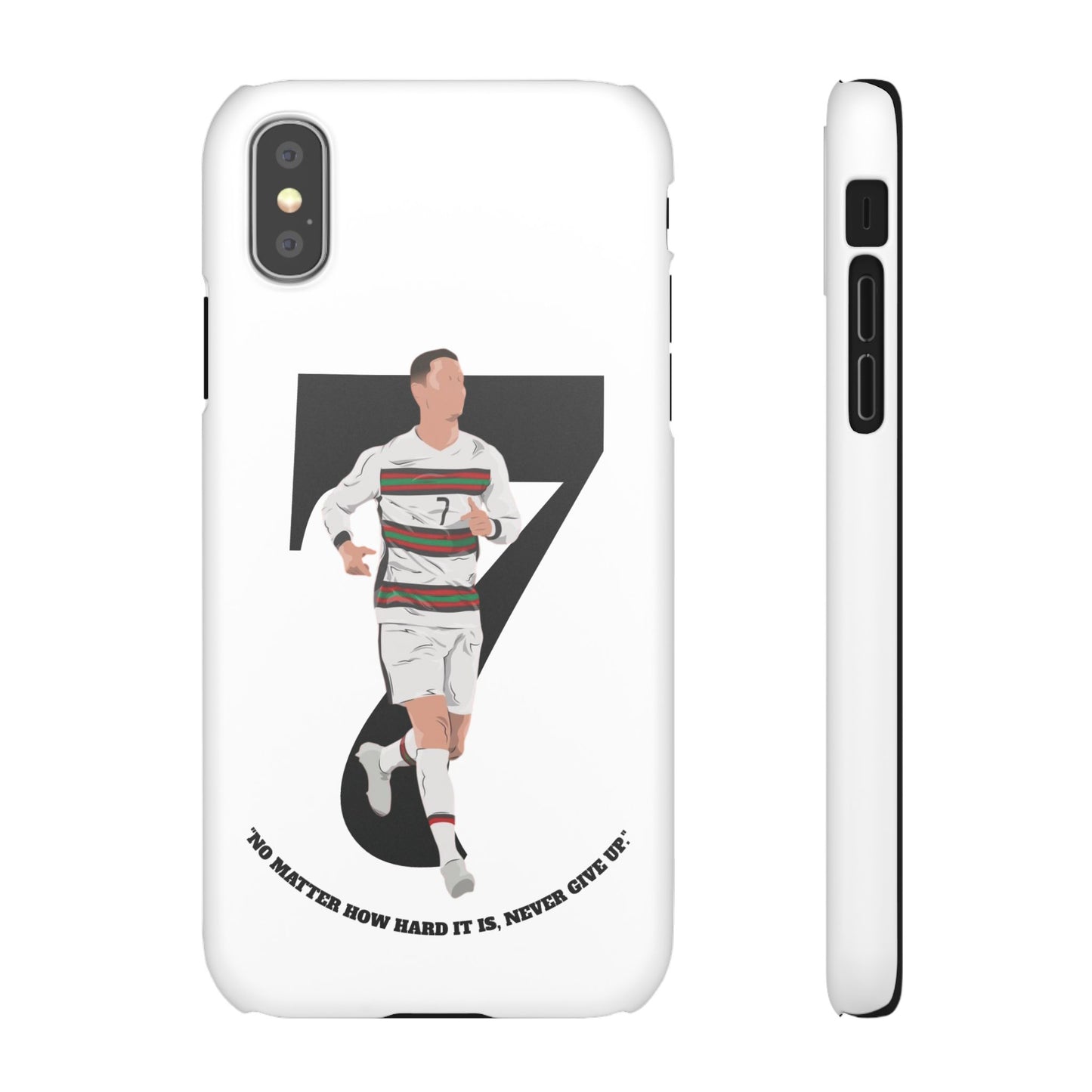 Cristiano Ronaldo White Phone Case