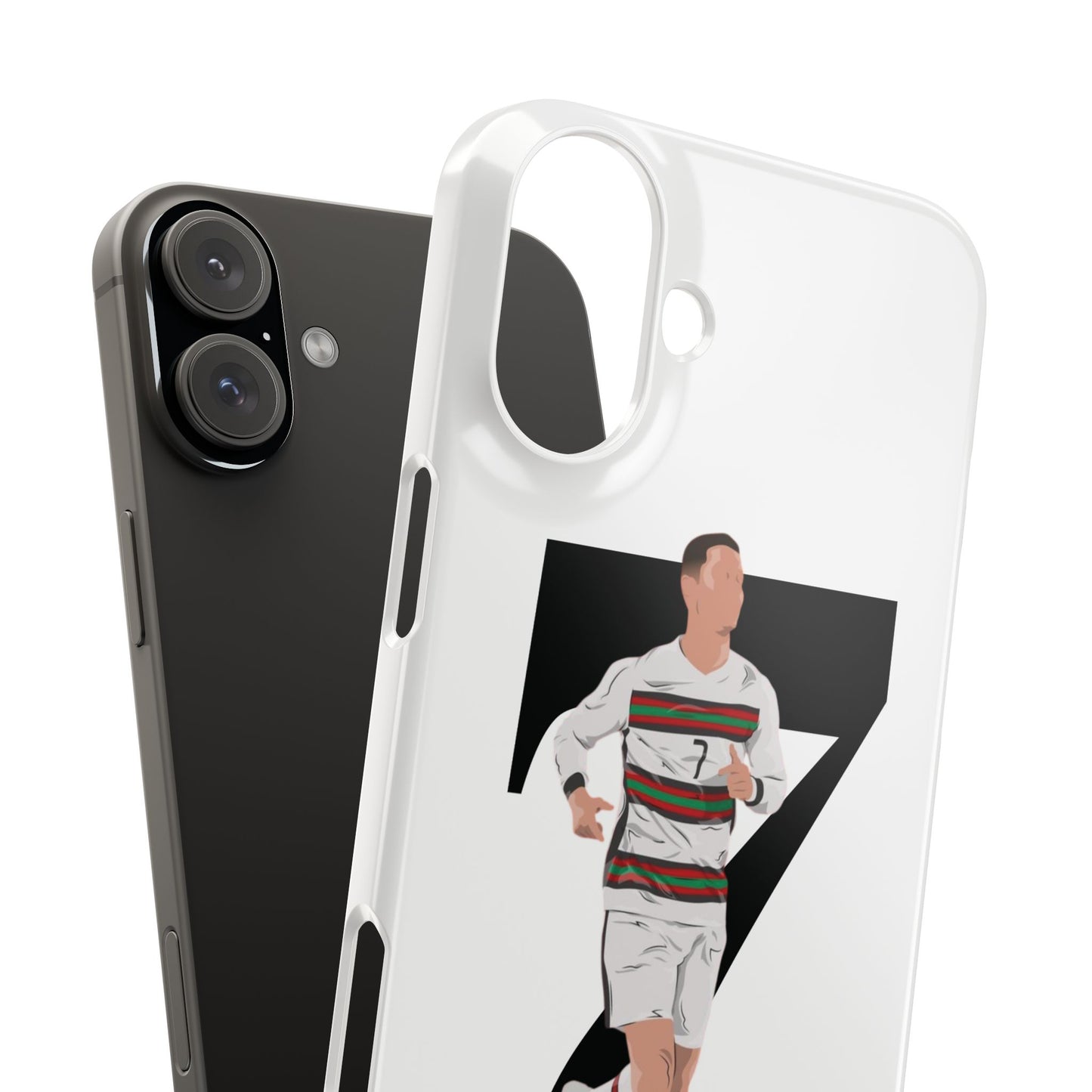 Cristiano Ronaldo White Phone Case
