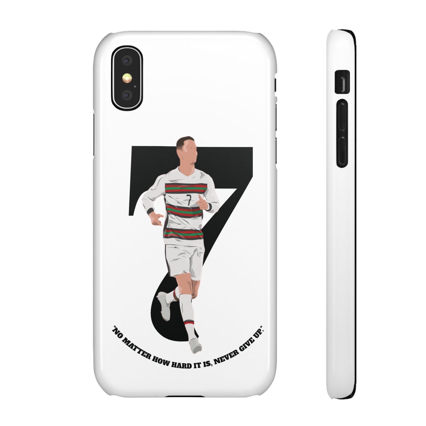 Cristiano Ronaldo White Phone Case