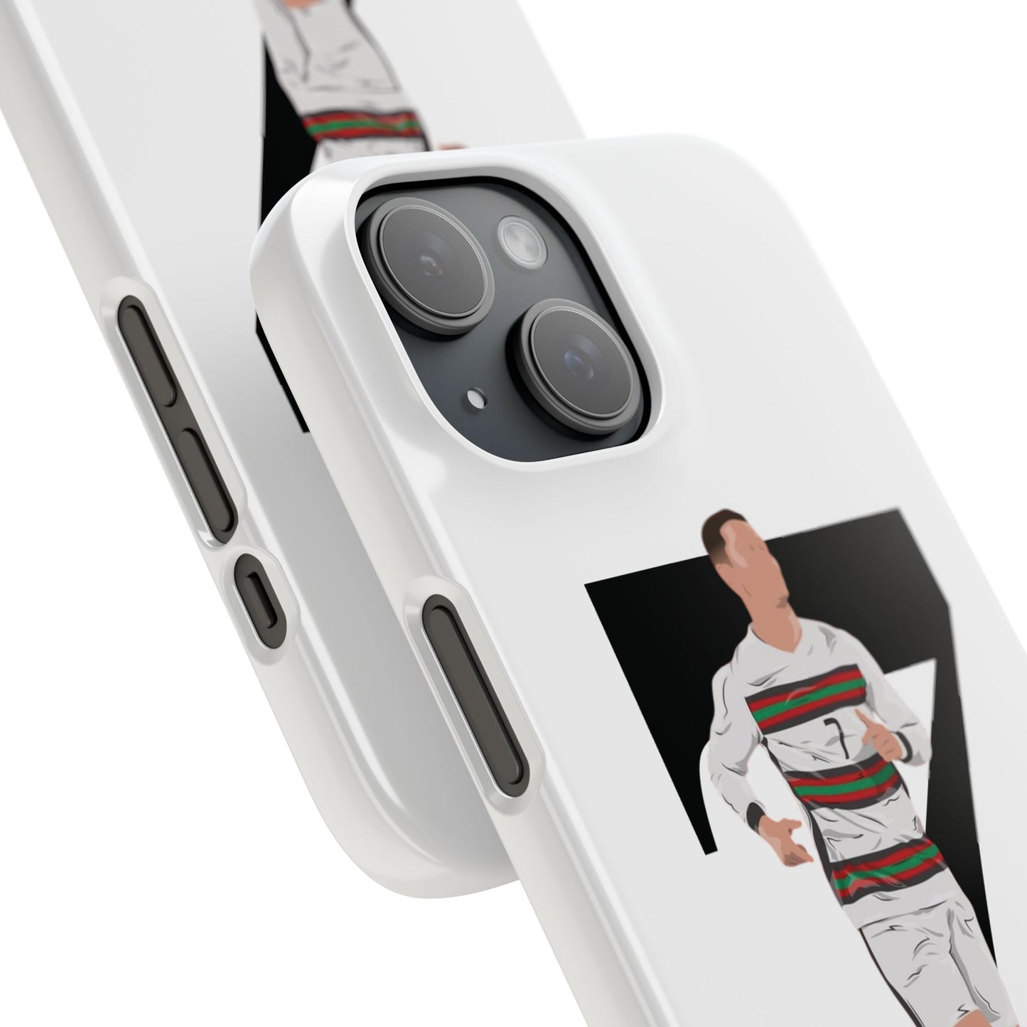 Cristiano Ronaldo White Phone Case