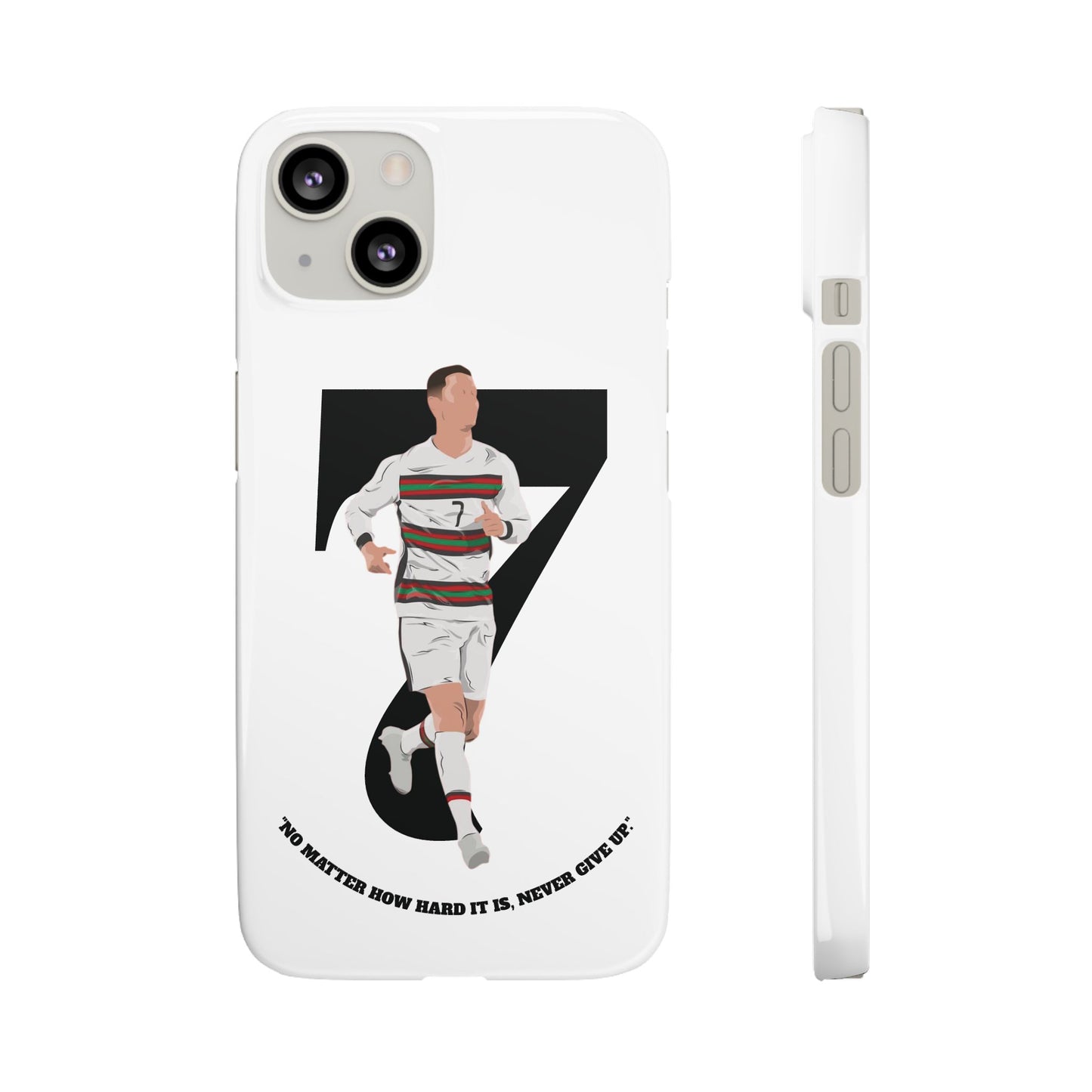 Cristiano Ronaldo White Phone Case
