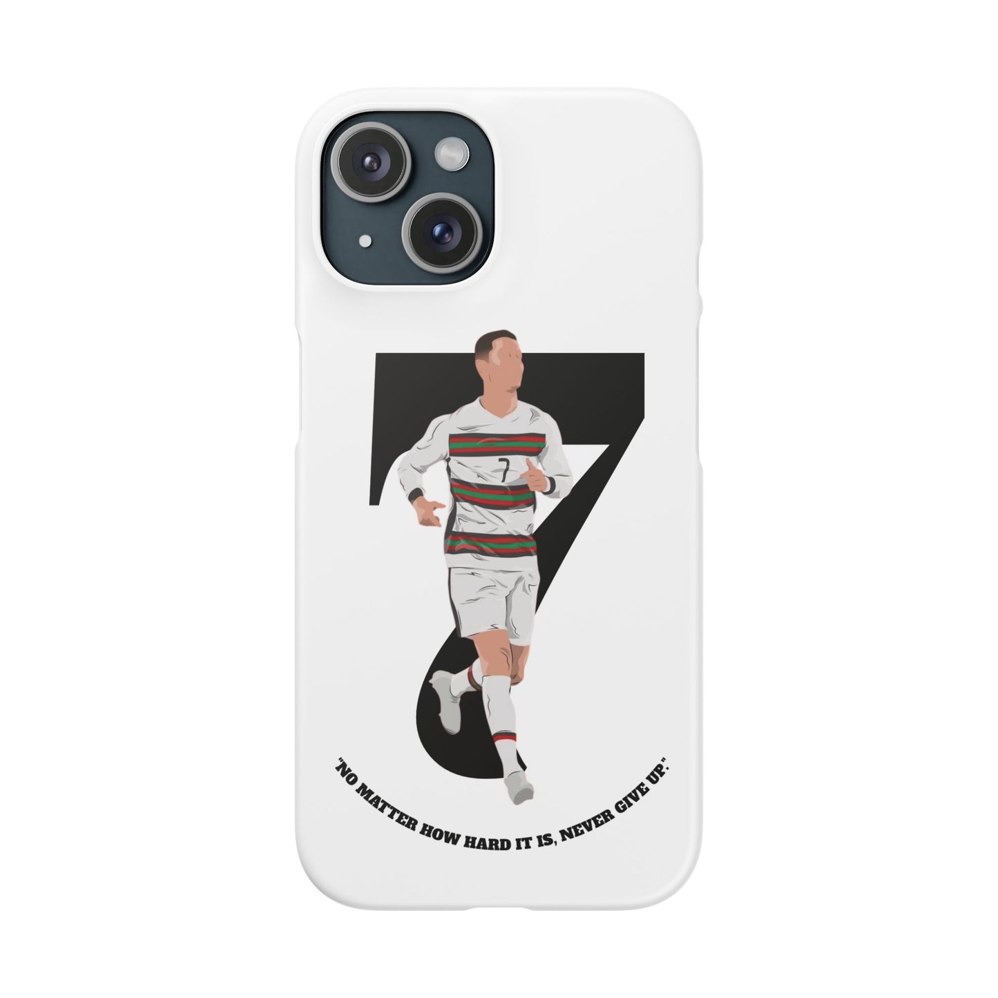 Cristiano Ronaldo White Phone Case