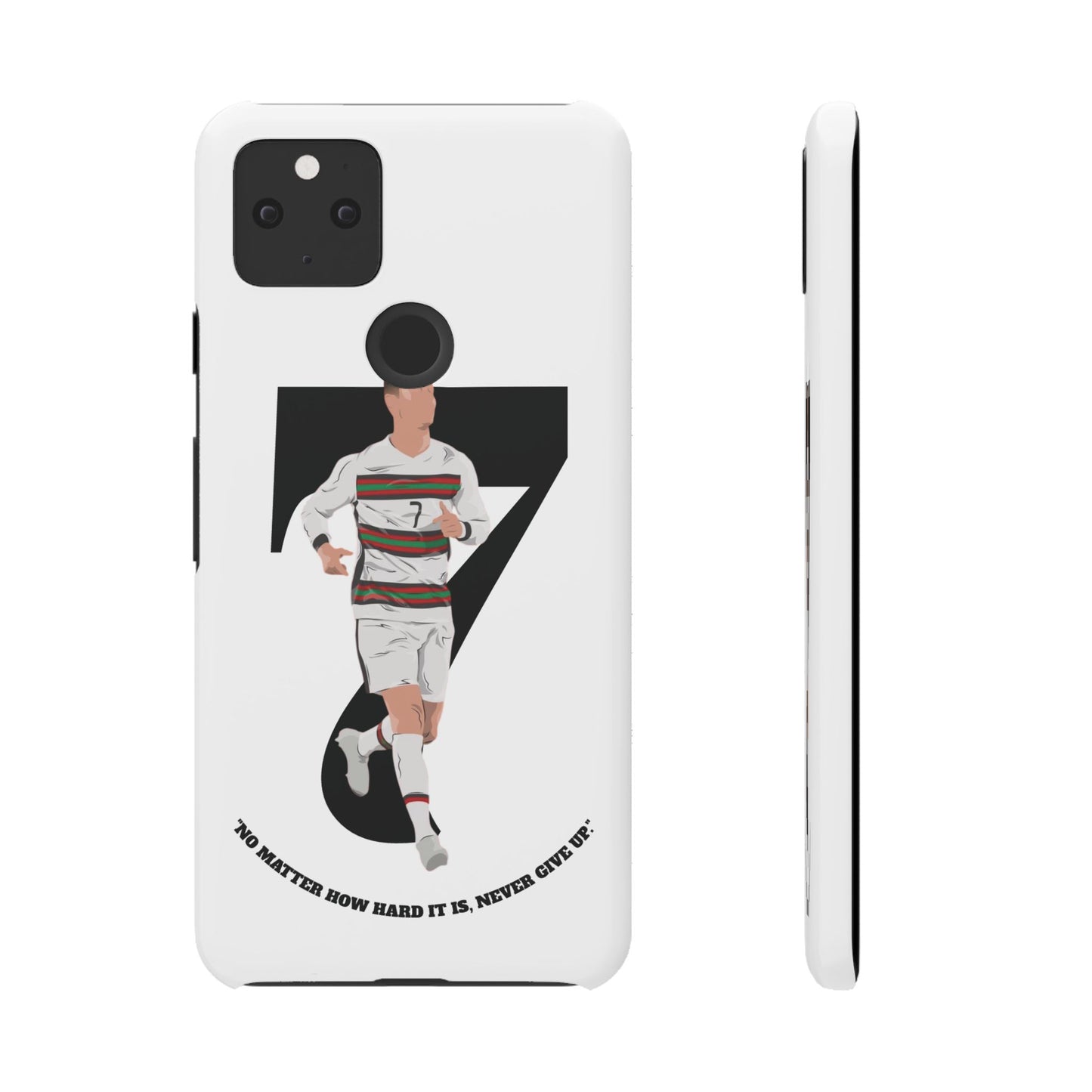 Cristiano Ronaldo White Phone Case