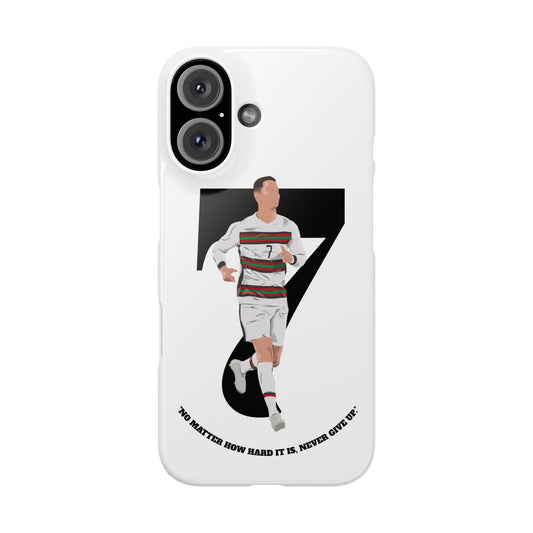 Cristiano Ronaldo White Phone Case