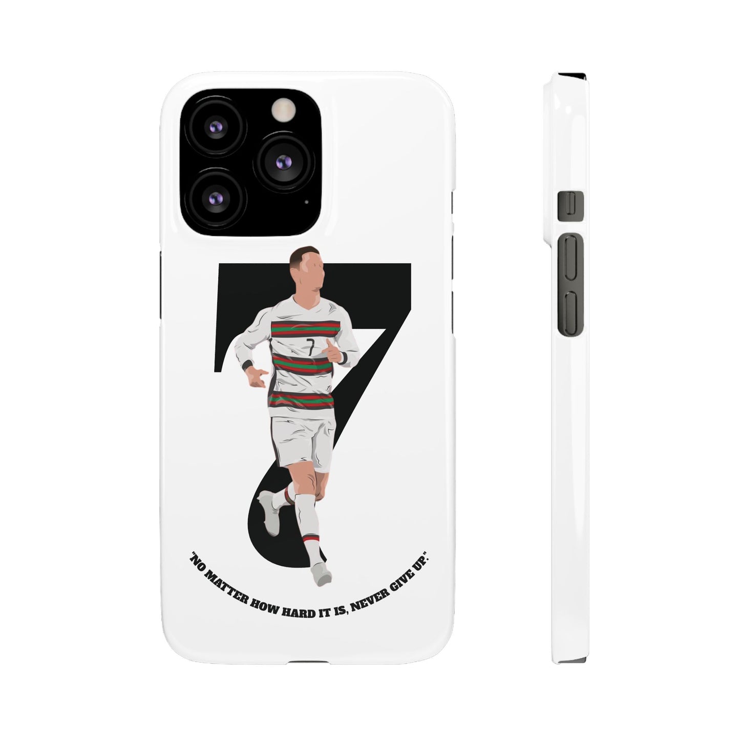 Cristiano Ronaldo White Phone Case