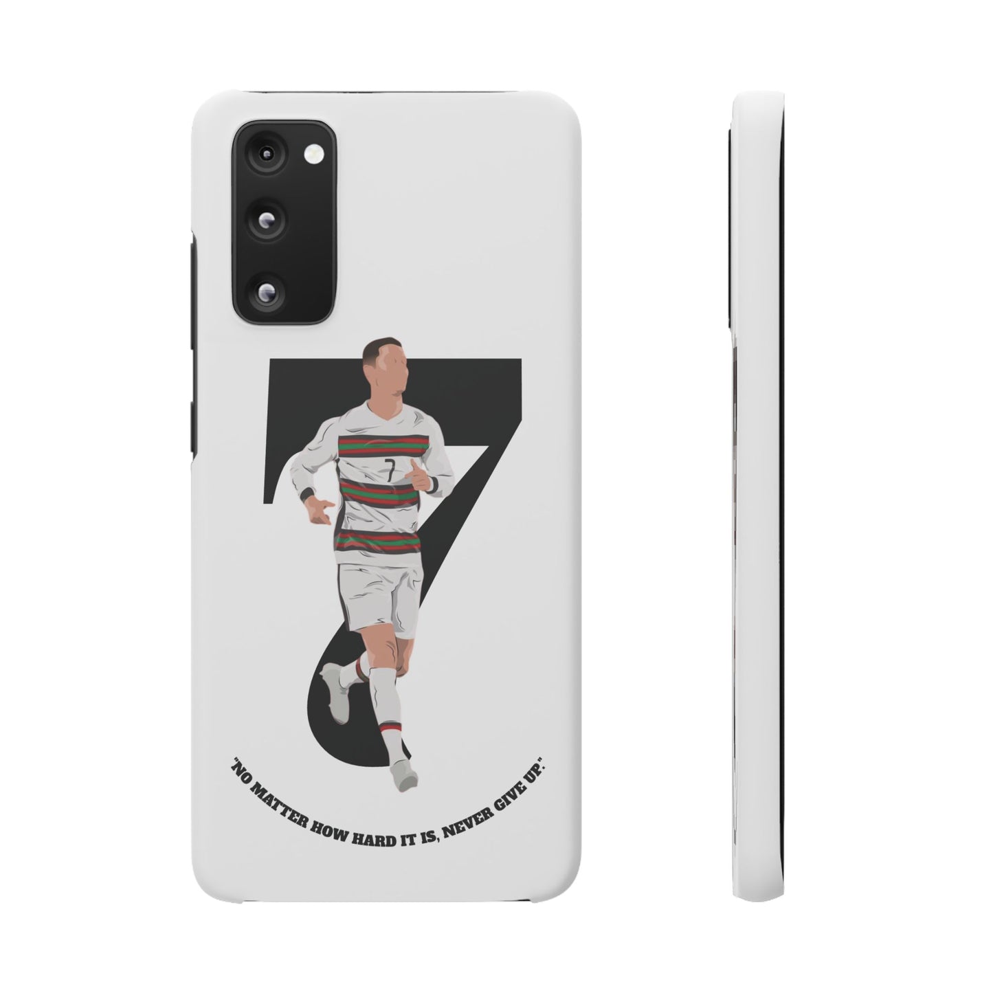 Cristiano Ronaldo White Phone Case