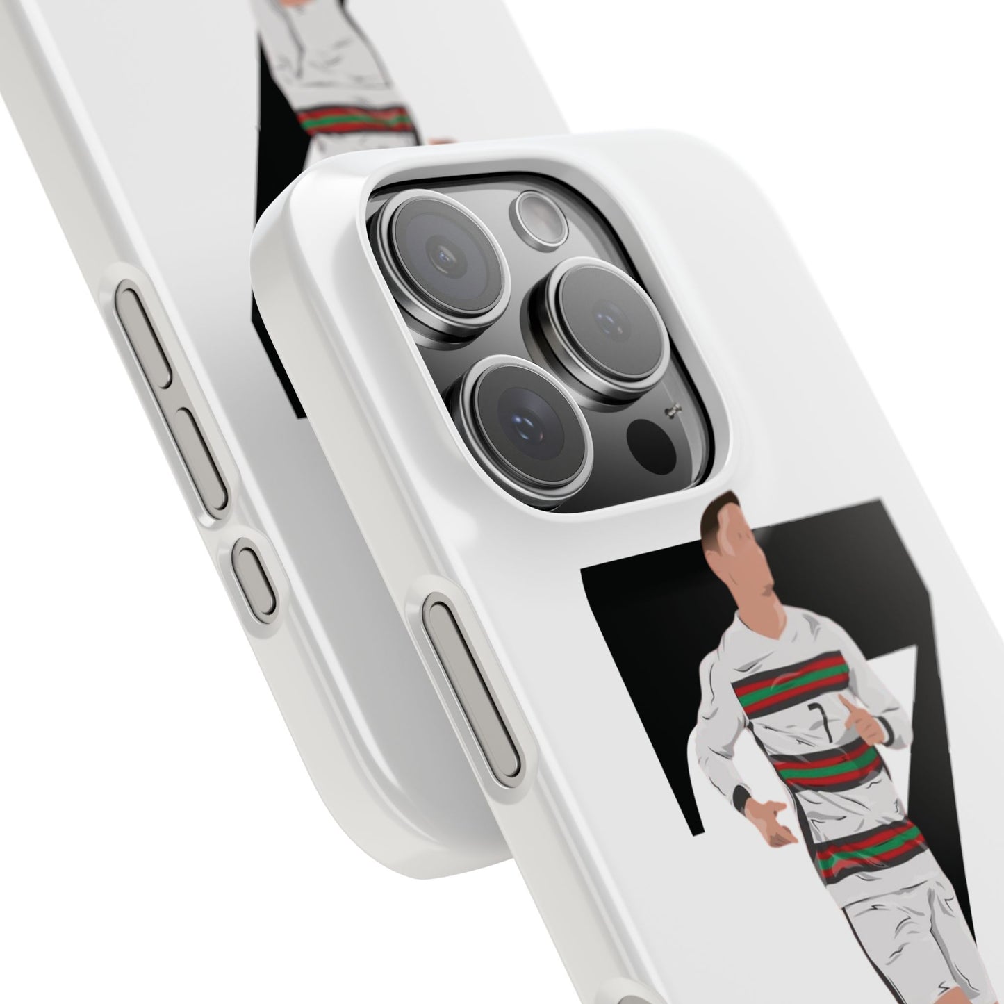 Cristiano Ronaldo White Phone Case
