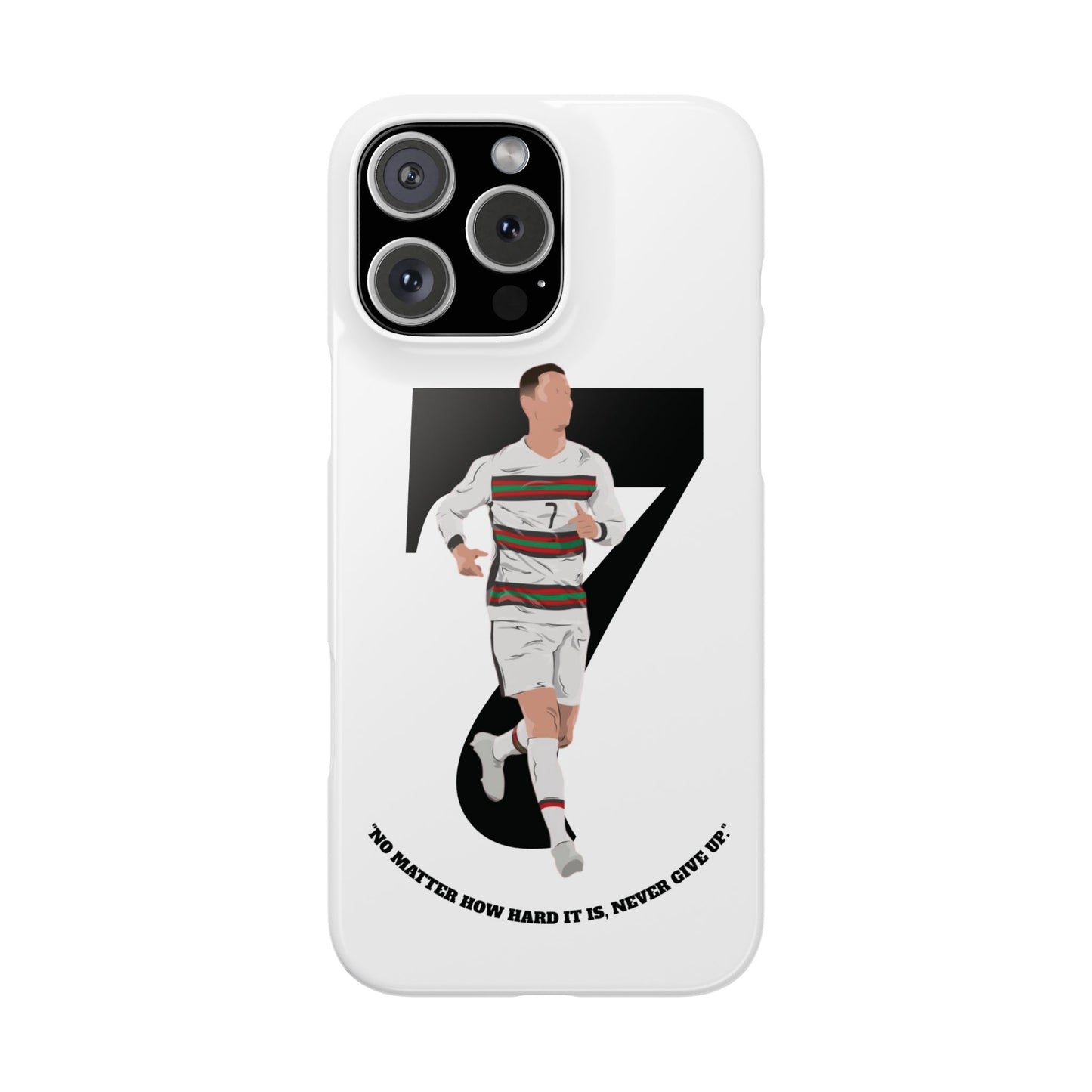 Cristiano Ronaldo White Phone Case
