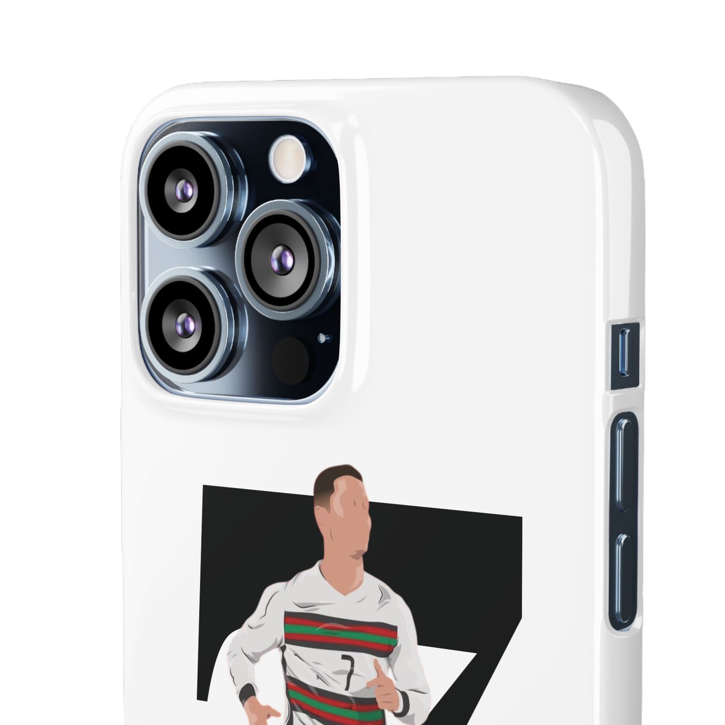Cristiano Ronaldo White Phone Case