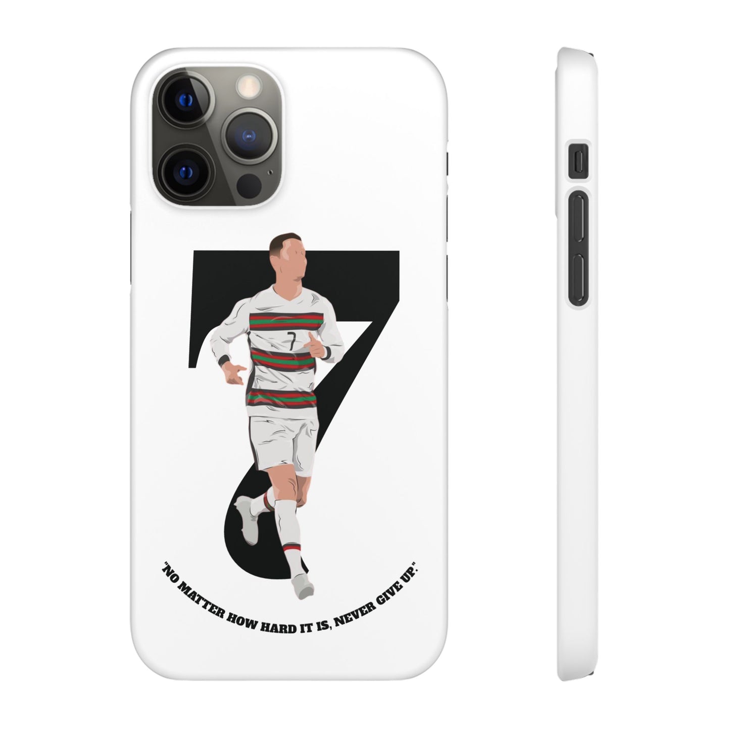 Cristiano Ronaldo White Phone Case