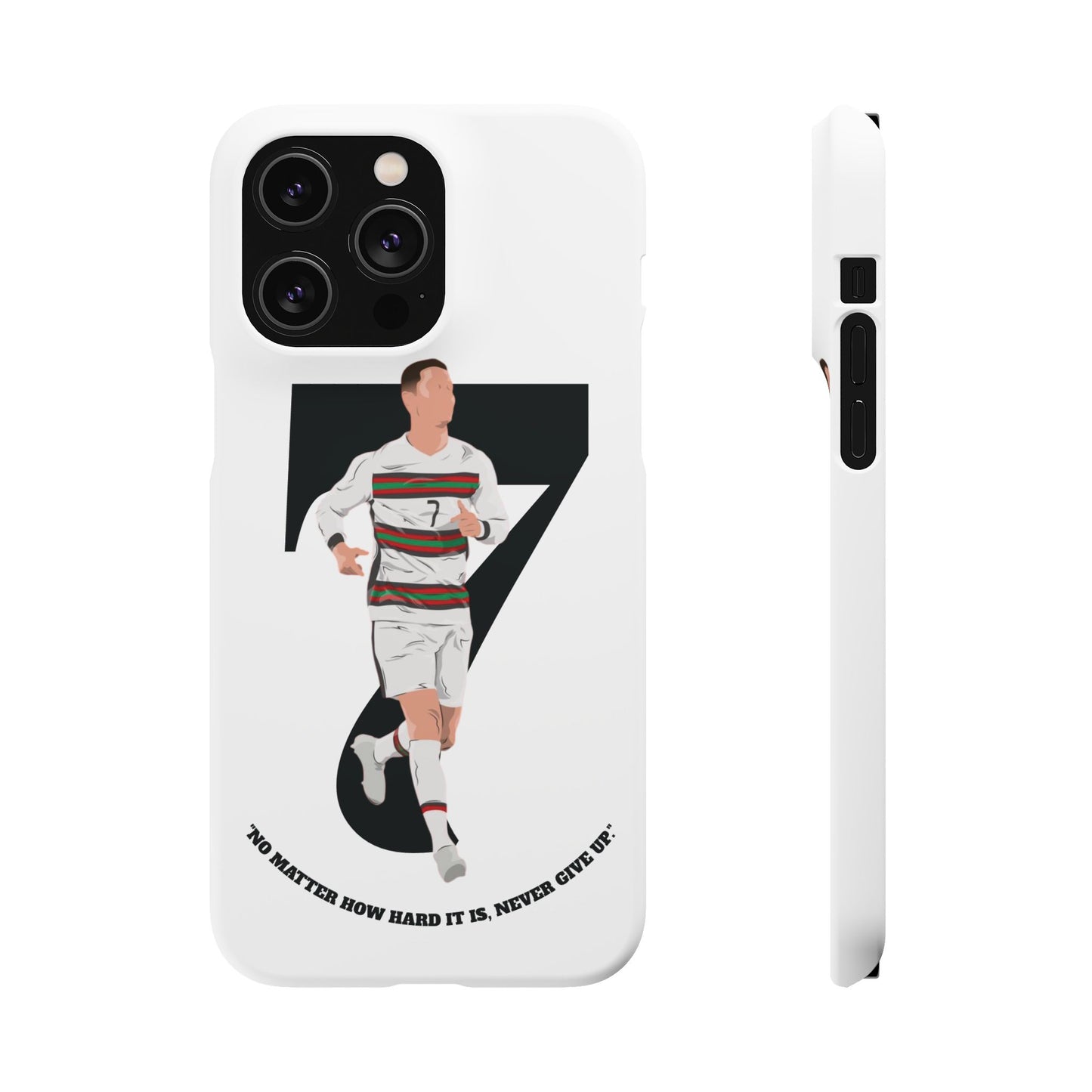Cristiano Ronaldo White Phone Case