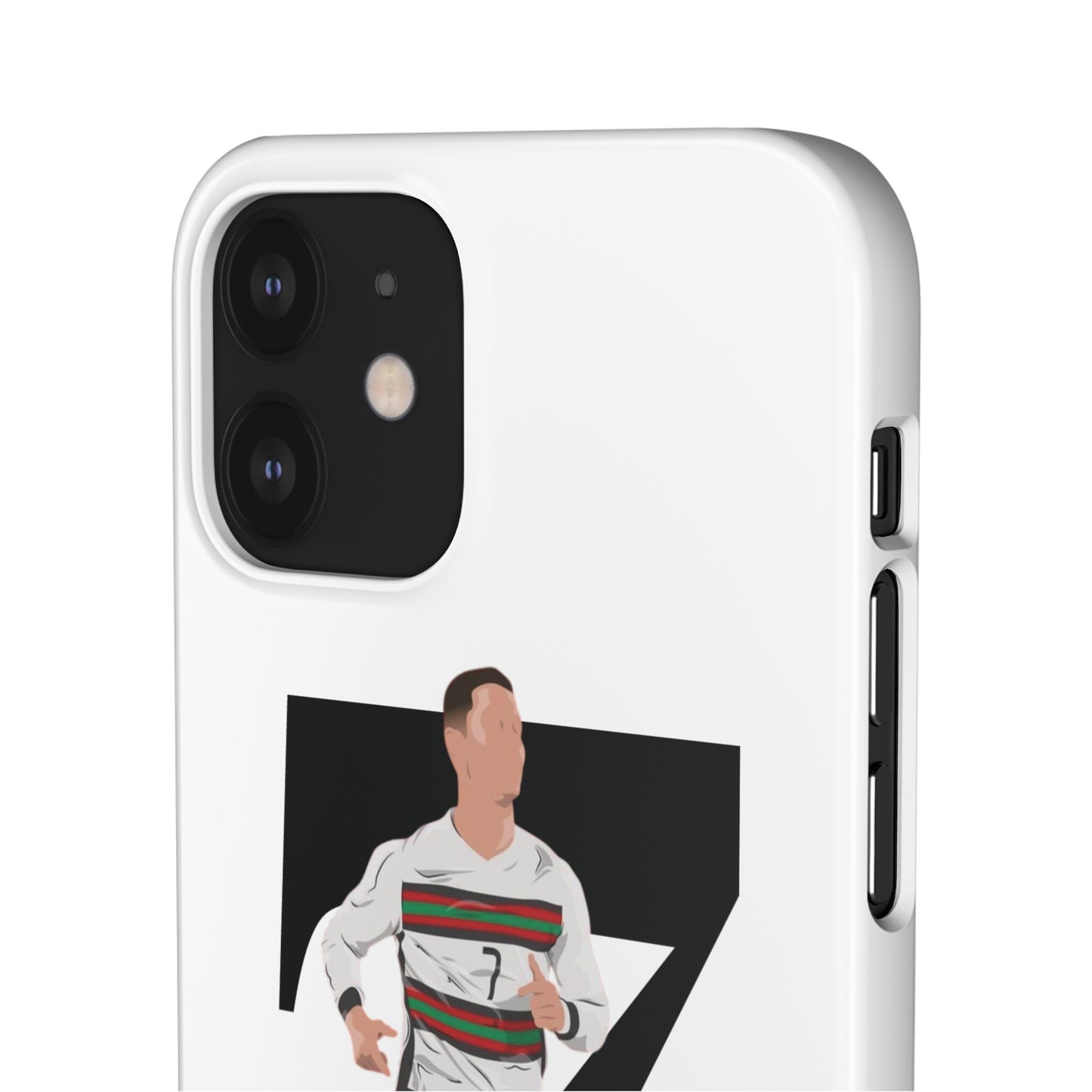 Cristiano Ronaldo White Phone Case