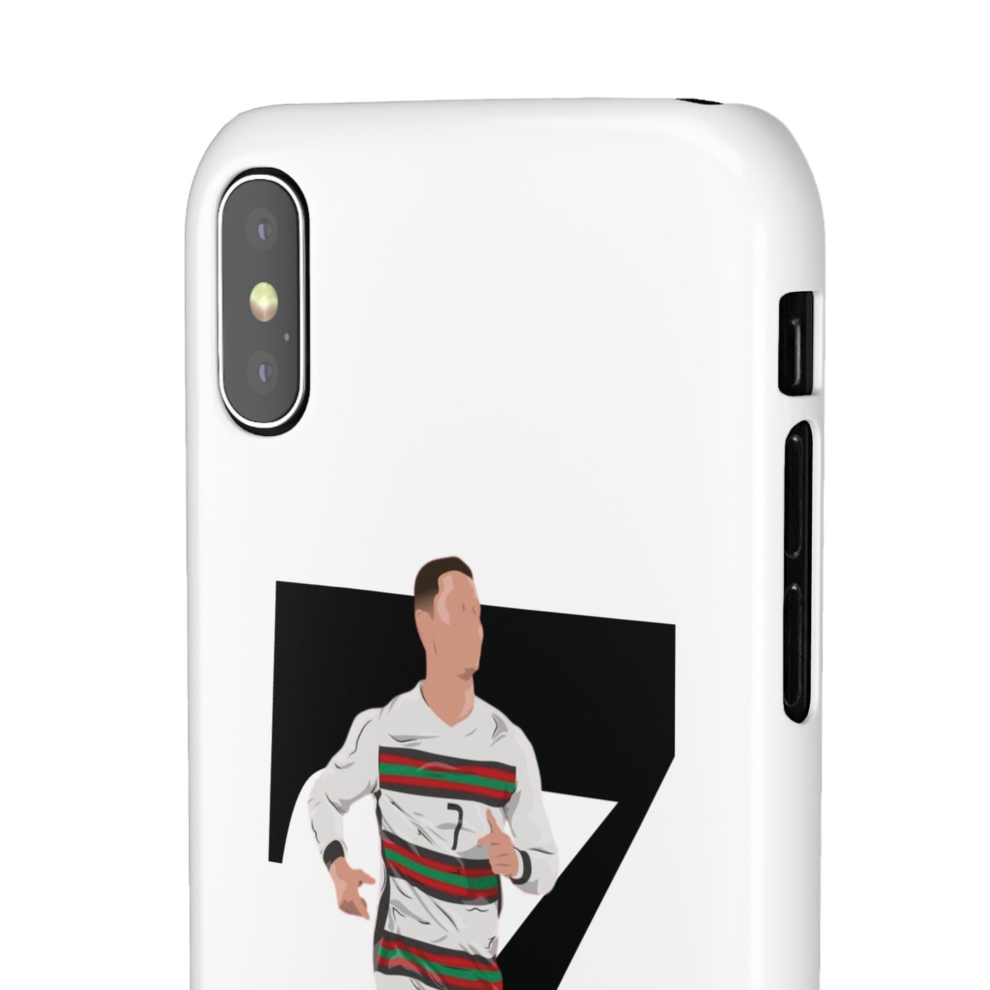 Cristiano Ronaldo White Phone Case