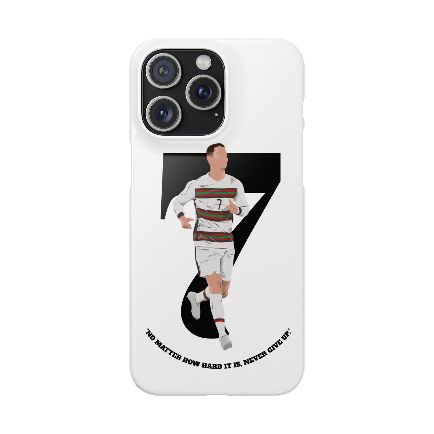 Cristiano Ronaldo White Phone Case