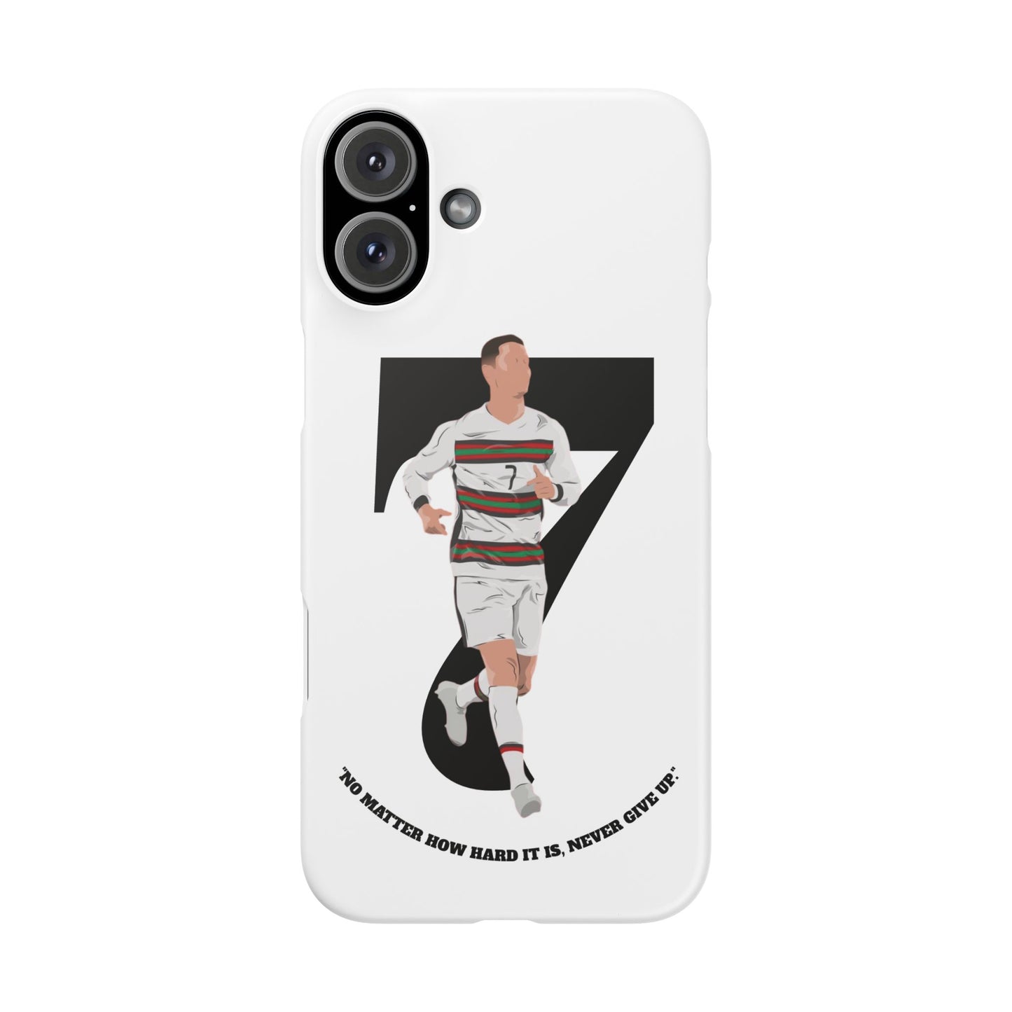 Cristiano Ronaldo White Phone Case