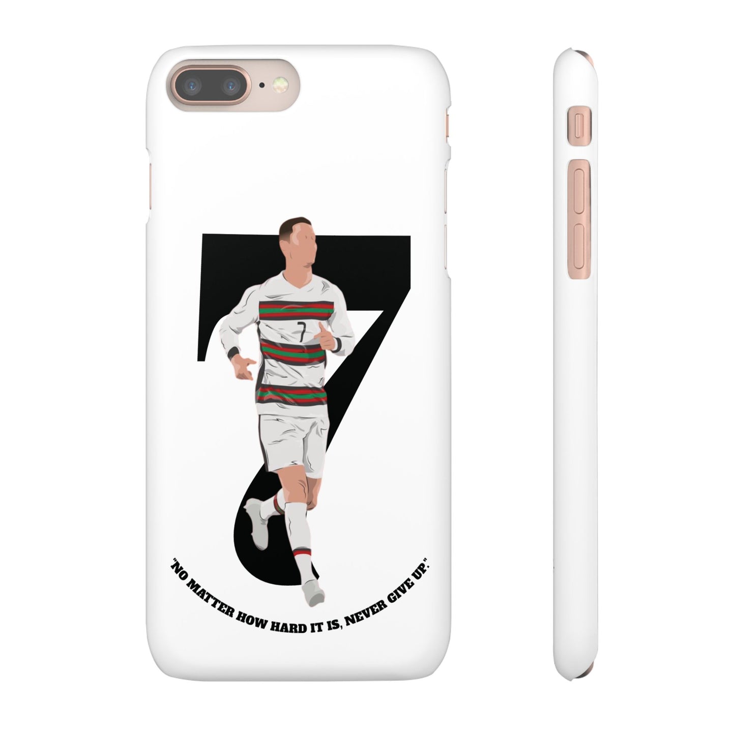 Cristiano Ronaldo White Phone Case