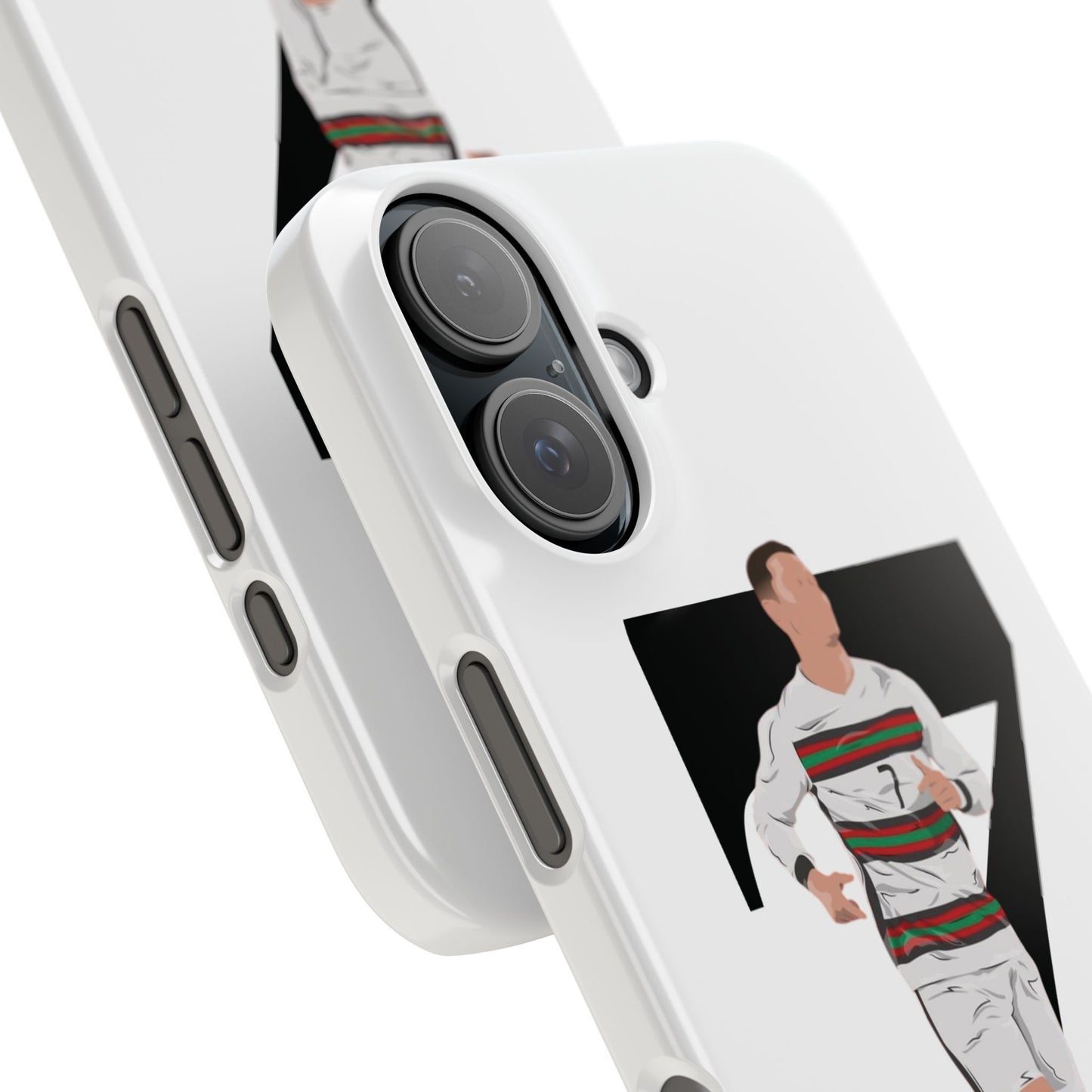 Cristiano Ronaldo White Phone Case
