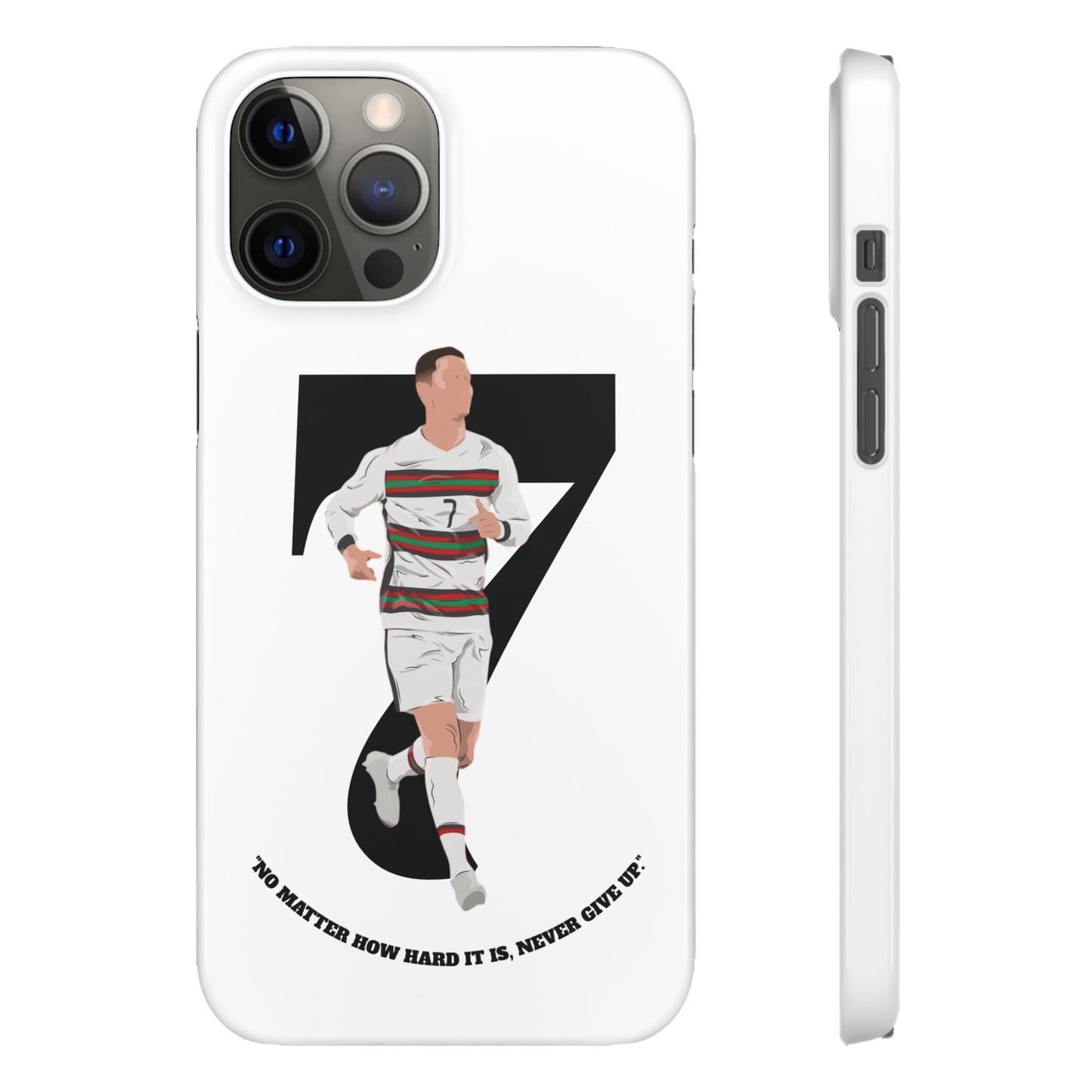 Cristiano Ronaldo White Phone Case