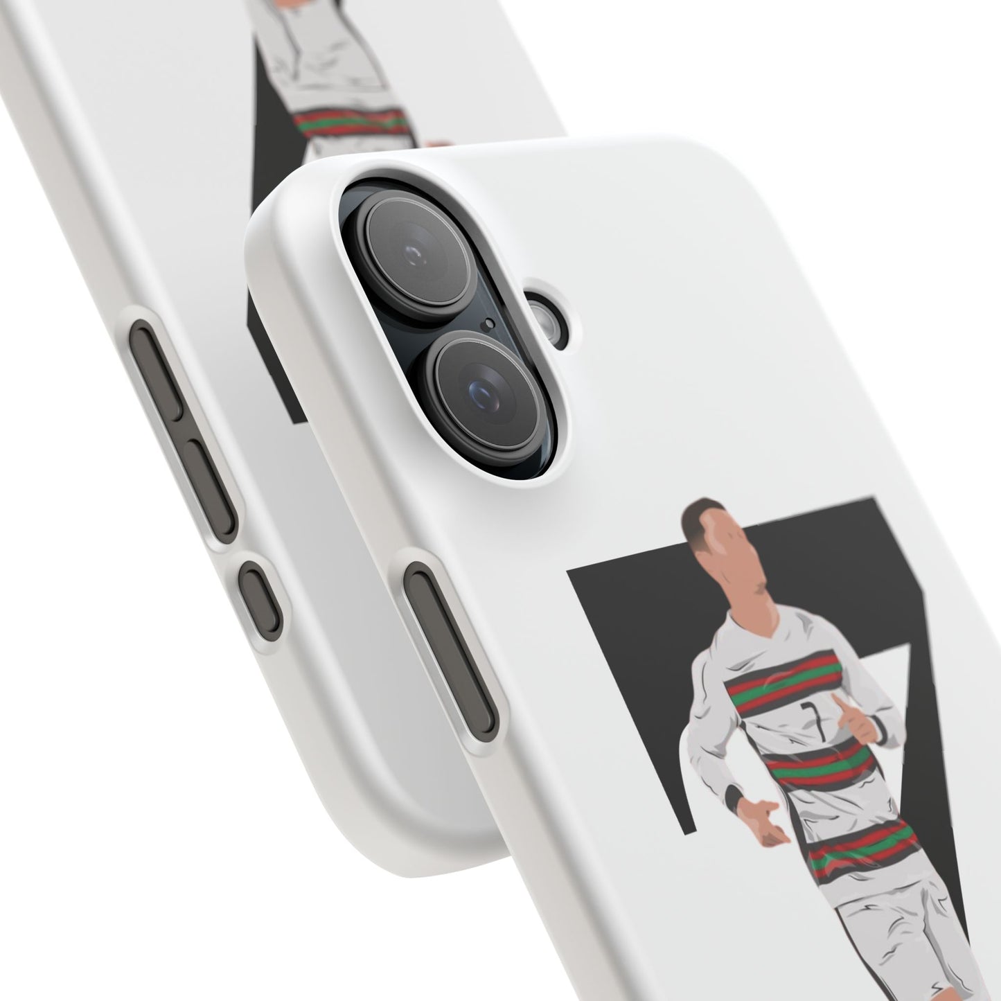 Cristiano Ronaldo White Phone Case