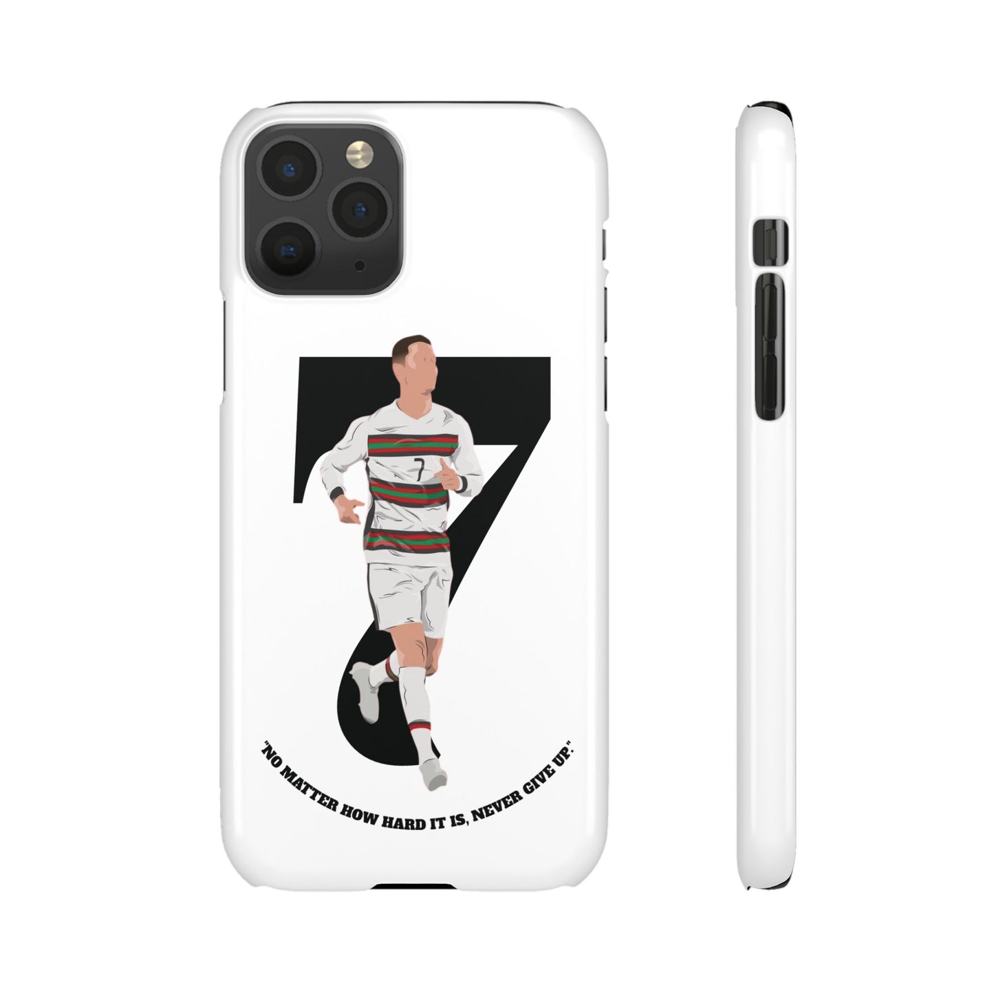 Cristiano Ronaldo White Phone Case